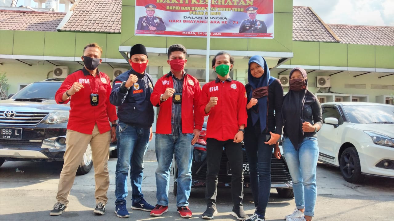 DPC MPSU Kota Medan, Jenguk Anak Ketum MPSU Yang Dirawat di RS Bhayangkara 